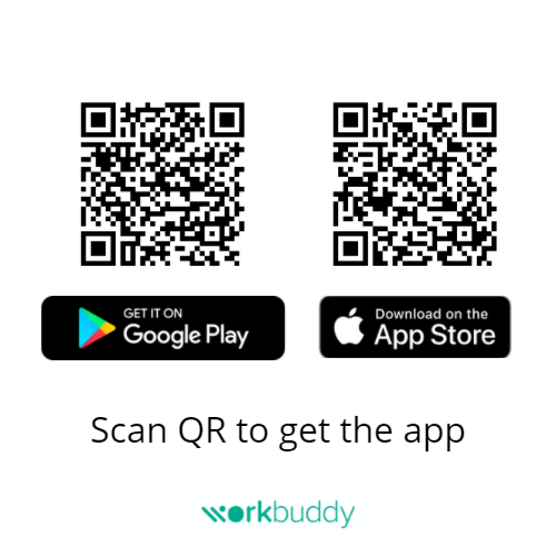 Download Work-Buddy mobile app QR code